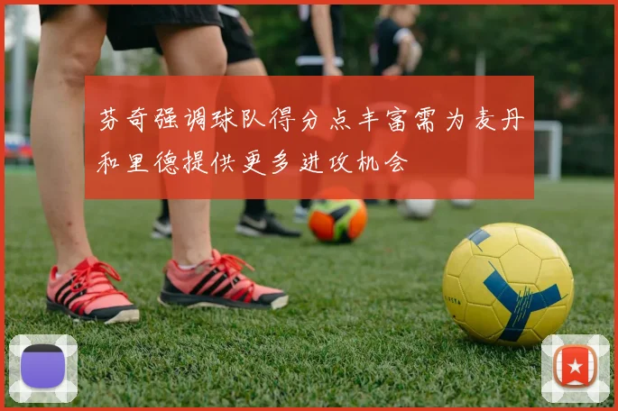 芬奇强调球队得分点丰富需为麦丹和里德提供更多进攻机会